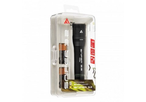 LATARKA RĘCZNA SNIPER 3.2, 420ML 4*AAA MACTRONIC LATARKA RĘCZNA SNIPER 3.2, 420ML 4*AAA MACTRONIC
