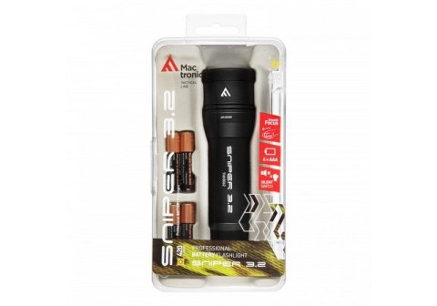 LATARKA RĘCZNA SNIPER 3.2, 420ML 4*AAA MACTRONIC LATARKA RĘCZNA SNIPER 3.2, 420ML 4*AAA MACTRONIC