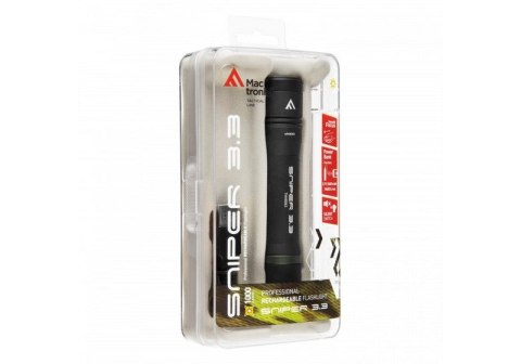 LATARKA RĘCZNA SNIPER 3.3 1000LM ŁADOWALNA MACTRONIC LATARKA RĘCZNA SNIPER 3.3 1000LM ŁADOWALNA MACTRONIC