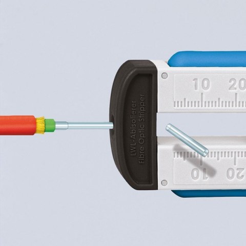 PRZYRZĄD DO ŚCIĄGANIA IZOLACJI Z KABLI ŚWIATŁOWODOWYCH 190MM KNIPEX PRZYRZĄD DO ŚCIĄGANIA IZOLACJI Z KABLI ŚWIATŁOWODOWYCH 190MM KNIPEX