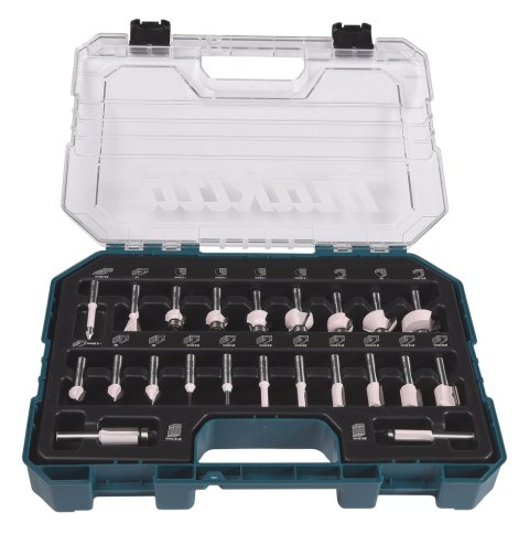 ZESTAW FREZÓW 8MM 22SZT. MAKITA ZESTAW FREZÓW 8MM 22SZT. MAKITA