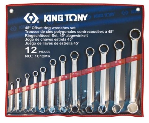 ZESTAW KLUCZY OCZKOWYCH PROSTYCH 6 - 32MM, 12CZ. ETUI KING TONY ZESTAW KLUCZY OCZKOWYCH PROSTYCH 6 - 32MM, 12CZ. ETUI KING TONY