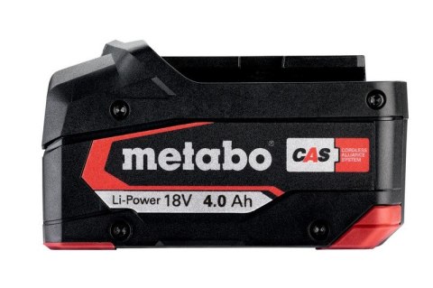 AKUMULATOR METABO LI-POWER 18V 4.0Ah | WYDAJNY | TECHNOLOGIA AIR COOLED AKUMULATOR METABO LI-POWER 18V 4.0Ah | WYDAJNY | TECHNOLOGIA AIR COOLED