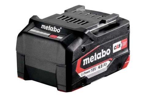 AKUMULATOR METABO LI-POWER 18V 4.0Ah | WYDAJNY | TECHNOLOGIA AIR COOLED AKUMULATOR METABO LI-POWER 18V 4.0Ah | WYDAJNY | TECHNOLOGIA AIR COOLED