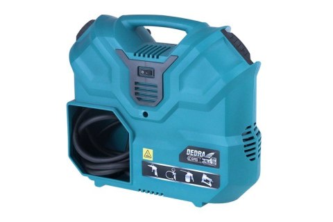 KOMPRESOR AKUMULATOROWY 2x18V SAS+ALL DEDRA | CIŚNIENIE 8 BAR | PRZEPUSTOWOŚĆ 90L/MIN KOMPRESOR AKUMULATOROWY 2x18V SAS+ALL DEDRA | CIŚNIENIE 8 BAR | PRZEPUSTOWOŚĆ 90L/MIN