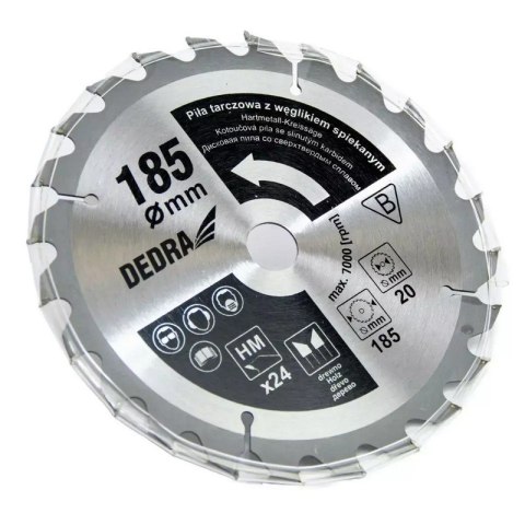 PILARKA TARCZOWA 1500W 185MM DEDRA PILARKA TARCZOWA 1500W 185MM DEDRA