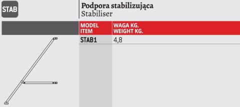STABILIZATOR RUSZTOWANIA COMPACT FARAONE STABILIZATOR RUSZTOWANIA COMPACT FARAONE