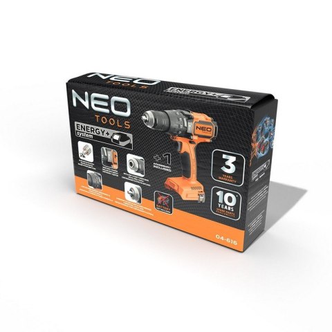 WIERTARKO-WKRĘTARKA BEZSZCZOTKOWA Z UDAREM 100NM ENERGY+,0AH NEO WIERTARKO-WKRĘTARKA BEZSZCZOTKOWA Z UDAREM 100NM ENERGY+,0AH NEO