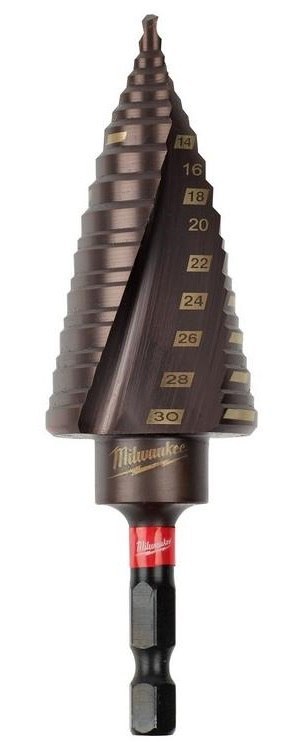 WIERTŁO WIELOSTOPNIOWE UDAR 4-30MM MILWAUKEE WIERTŁO WIELOSTOPNIOWE UDAR 4-30MM MILWAUKEE