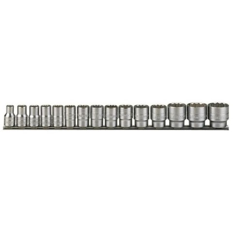 ZESTAW NASADEK 12-KĄTNYCH 1/2'' M1215AF, 15EL.+LISTWA TENG TOOLS ZESTAW NASADEK 12-KĄTNYCH 1/2'' M1215AF, 15EL.+LISTWA TENG TOOLS