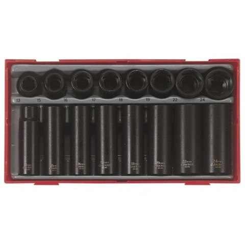 ZESTAW NASADEK Z CHWYTEM KWADRATOWYM 1/2''TT9116N, 23EL. TENG TOOLS ZESTAW NASADEK Z CHWYTEM KWADRATOWYM 1/2''TT9116N, 23EL. TENG TOOLS