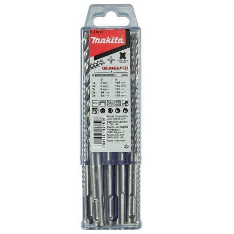 ZESTAW WIERTEŁ NEMESIS 2 SDS+ 12 SZT. MAKITA ZESTAW WIERTEŁ NEMESIS 2 SDS+ 12 SZT. MAKITA