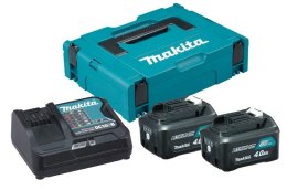 ZESTAW ZASILAJĄCY CXT 12V MAKPAC 2*4.0AH BL1041B+DC10SB MAKITA