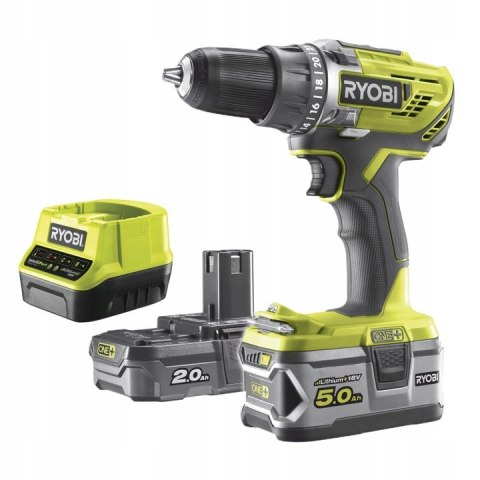AKUM. WIERTARKO-WKRĘTARKA R18DD3-252T 1*2.0AH 1*5.0AH ONE+ RYOBI AKUM. WIERTARKO-WKRĘTARKA R18DD3-252T 1*2.0AH 1*5.0AH ONE+ RYOBI