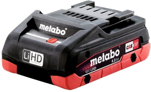 AKUMULATOR METABO LIHD 18V 4.0Ah | KOMPAKTOWA MOC | AIR COOLED | CAS AKUMULATOR METABO LIHD 18V 4.0Ah | KOMPAKTOWA MOC | AIR COOLED | CAS