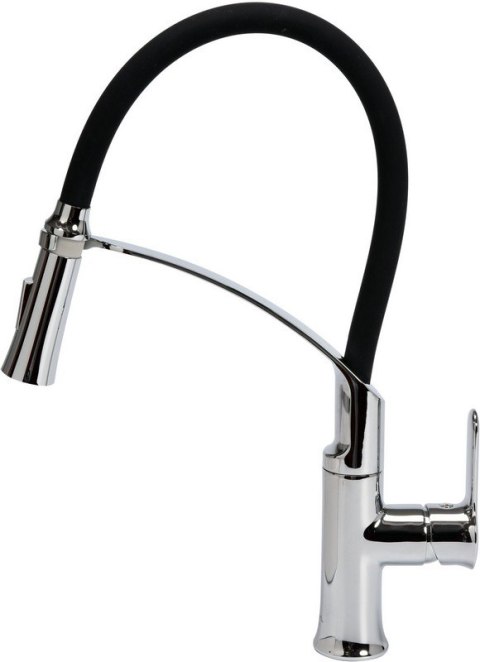 BATERIA ZLEWOZMYWAKOWA, ELASTYCZNA WYLEWKA FLEXIBLE 2,CZARNA FALA BATERIA ZLEWOZMYWAKOWA, ELASTYCZNA WYLEWKA FLEXIBLE 2,CZARNA FALA