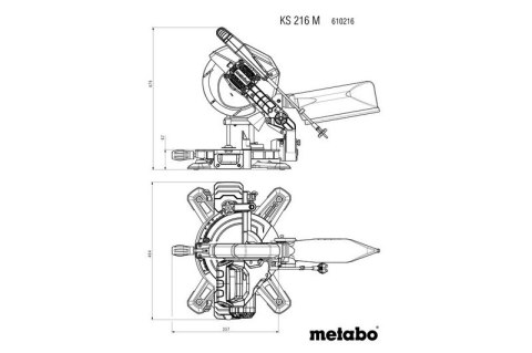 UKOŚNICA KS 216 M METABO UKOŚNICA KS 216 M METABO