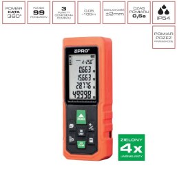DALMIERZ LASEROWY DL-70XG ZIELONA WIĄZKA PRO – PRECYZYJNY POMIAR