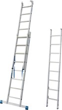 DRABINA ALUMINIOWA 3-ELEMENTOWA STABILO 3*8 SZCZEBLI KRAUSE