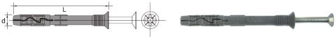 KOŁEK SZYBKI MONTAŻ 10*220MM UN KOŁEK SZYBKI MONTAŻ 10*220MM UN