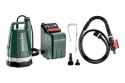 POMPA ZANURZENIOWA AKUMULATOROWA 18V 0*AH METABO – 2200 l/h, Maks. wysokość tłoczenia 22 m, IPX8, Li-Power