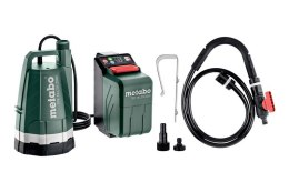 POMPA ZANURZENIOWA AKUMULATOROWA 18V 0*AH METABO – 2200 l/h, Maks. wysokość tłoczenia 22 m, IPX8, Li-Power