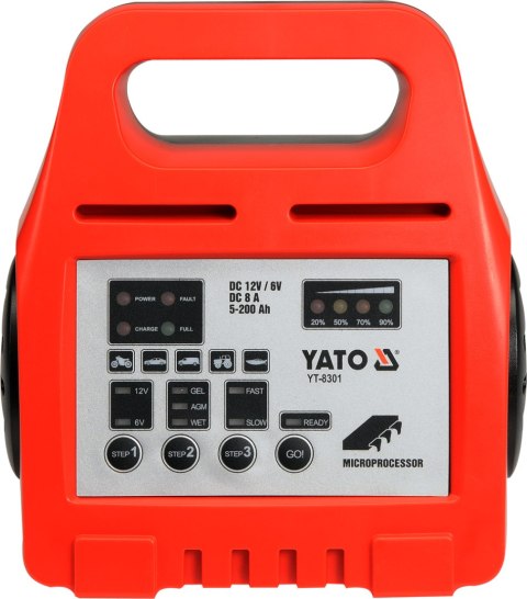 PROSTOWNIK ELEKTRONICZNY 12/6V 5-200A YATO PROSTOWNIK ELEKTRONICZNY 12/6V 5-200A YATO