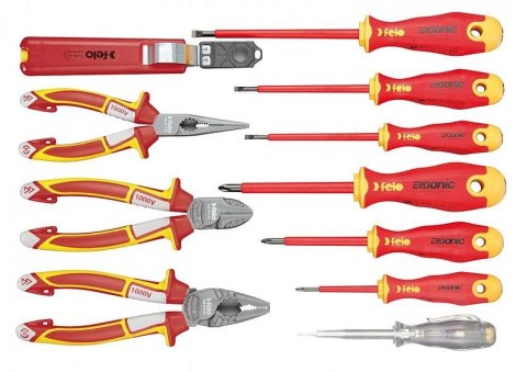 ZESTAW 11 NARZĘDZI DLA ELEKTRYKA FELO W ETUI FELO ZESTAW 11 NARZĘDZI DLA ELEKTRYKA FELO W ETUI FELO