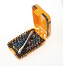 ZESTAW KOŃCÓWEK WKRĘTAKOWYCH 1/4'' Z UCHWYTEM, 27EL. BETA