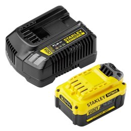 ZESTAW ZASILAJĄCY 18V AKUMULATOR 4.0AH + ŁADOWARKA STANLEY FATMAX V20 – WYDAJNOŚĆ I NOWOCZESNA TECHNOLOGIA