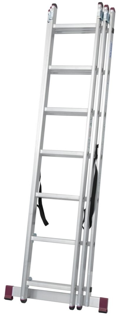 DRABINA ALUMINIOWA 3-ELEMENTOWA CORDA 3*7 SZCZEBLI KRAUSE DRABINA ALUMINIOWA 3-ELEMENTOWA CORDA 3*7 SZCZEBLI KRAUSE