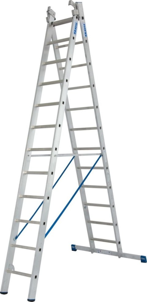 DRABINA ALUMINIOWA 3-ELEMENTOWA STABILO 3*12 SZCZEBLI KRAUSE DRABINA ALUMINIOWA 3-ELEMENTOWA STABILO 3*12 SZCZEBLI KRAUSE