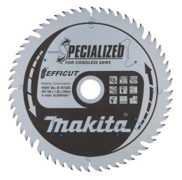 PIŁA SPIEKOWA 'EFFICUT' 165*20*56Z DO DREWNA, MDF, LAMINAT MAKITA