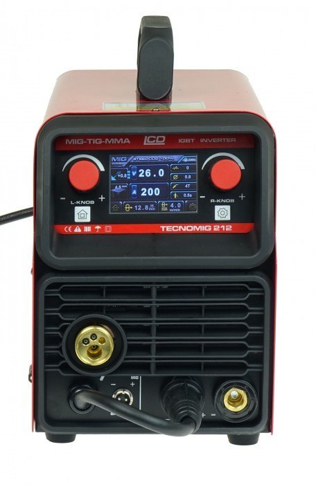 PÓŁAUTOMAT SPAWALNICZY TECNOMIG 212 LCD SYNERGIC VRD ALU IDEAL PÓŁAUTOMAT SPAWALNICZY TECNOMIG 212 LCD SYNERGIC VRD ALU IDEAL