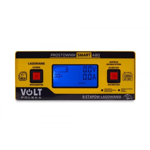 PROSTOWNIK AKUMULATOROWY SMART 6V/12V/24V 15A A80 VOLT POLSKA PROSTOWNIK AKUMULATOROWY SMART 6V/12V/24V 15A A80 VOLT POLSKA