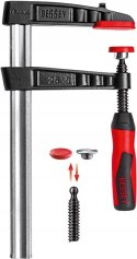 ŚCISK STOLARSKI ŚRUBOWY TG 200/100MM BESSEY ŻELIWNY