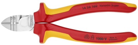 SZCZYPCE TNĄCE BOCZNE DO ŚCIĄGANIA IZOLACJI 160MM KNIPEX SZCZYPCE TNĄCE BOCZNE DO ŚCIĄGANIA IZOLACJI 160MM KNIPEX