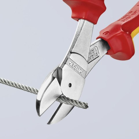 SZCZYPCE TNĄCE BOCZNE O ZWIĘKSZONYM PRZEŁOŻENIU 200MM KNIPEX SZCZYPCE TNĄCE BOCZNE O ZWIĘKSZONYM PRZEŁOŻENIU 200MM KNIPEX