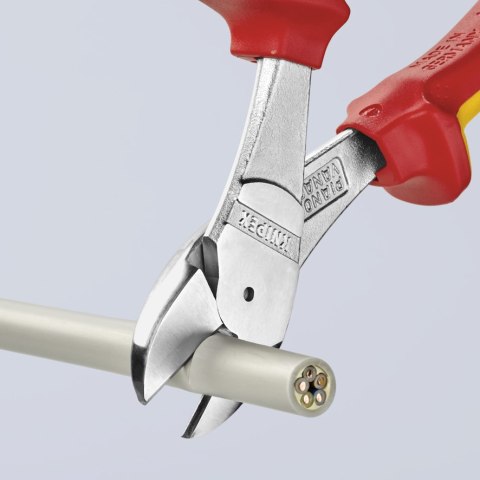 SZCZYPCE TNĄCE BOCZNE O ZWIĘKSZONYM PRZEŁOŻENIU 200MM KNIPEX SZCZYPCE TNĄCE BOCZNE O ZWIĘKSZONYM PRZEŁOŻENIU 200MM KNIPEX