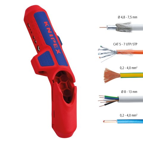 UNIWERSALNE NARZĘDZIE DO ŚCIĄGANIA IZOLACJI KNIPEX UNIWERSALNE NARZĘDZIE DO ŚCIĄGANIA IZOLACJI KNIPEX