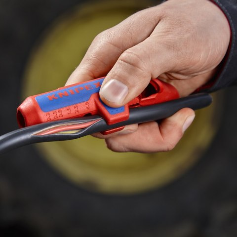 UNIWERSALNE NARZĘDZIE DO ŚCIĄGANIA IZOLACJI KNIPEX UNIWERSALNE NARZĘDZIE DO ŚCIĄGANIA IZOLACJI KNIPEX
