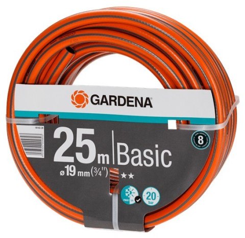 WĄŻ OGRODOWY BASIC 3/4', 25 M GARDENA WĄŻ OGRODOWY BASIC 3/4', 25 M GARDENA