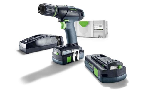 WIERTARKO-WKRĘTARKA T 18+3 2*3,1AH COM. S FESTOOL WIERTARKO-WKRĘTARKA T 18+3 2*3,1AH COM. S FESTOOL