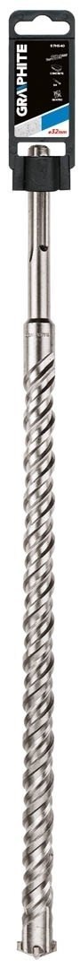 WIERTŁO DO BETONU SDS MAX 32*600MM S4 QUATRO GRAPHITE
