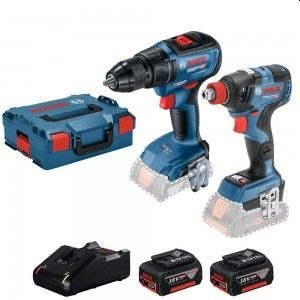 ZESTAW 18 V WIERTARKO-WKR. GSR18V-50+KLUCZ GDX18V-200 2*4.0A BOSCH ZESTAW 18 V WIERTARKO-WKR. GSR18V-50+KLUCZ GDX18V-200 2*4.0A BOSCH