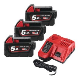 ZESTAW AKUMULATORÓW POWERPACK M18NRG-503 MILWAUKEE