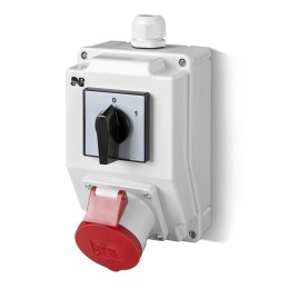 ZESTAW INSTALACYJNY Z GNIAZDEM 32A 5P RS-Z(0-1)CZERW.6274-00 ELEKTRO-PLAST