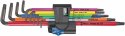 ZESTAW KLUCZY TRZPIENIOWYCH TORX 967/9 TX XL MULTIC TX8-TX40 WERA