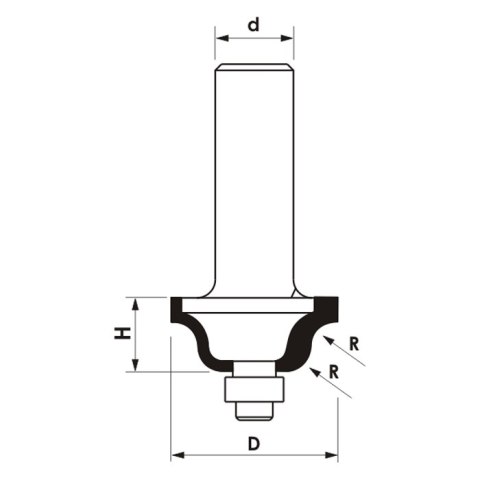 FREZ TRZPIENIOWY CNC PREMIUM KSZTAŁTOWY 54*27*12 GLOBUS FREZ TRZPIENIOWY CNC PREMIUM KSZTAŁTOWY 54*27*12 GLOBUS