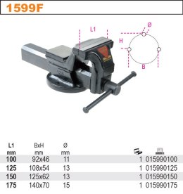 IMADŁO ŚLUSARSKIE 125MM BETA